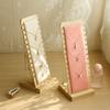 Wood Necklace Display Stand Large Capacity Pendant Bracelet Anklet Long Chain Jewelry Storage Rack Counter Showcase Prop