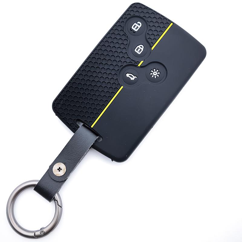 

For Renault Duster Captur Clio Logan Megane 1 2 3 Koleos Scenic Nema Fluence Zoe Accessory Silicone Car Key Case Cover Fob Shell