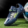 New Kids Velcro Soccer Boots Boys Girls TF Broken Nails Training Competition Sneakers for Primary and Secondary School Students