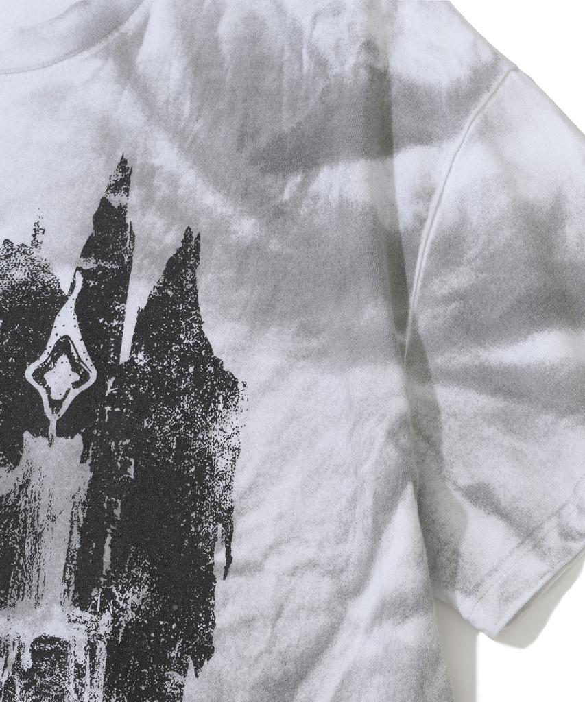 NOT4NERD Candle Residue Oil Washed Loose Cropped T-Shirts - White
