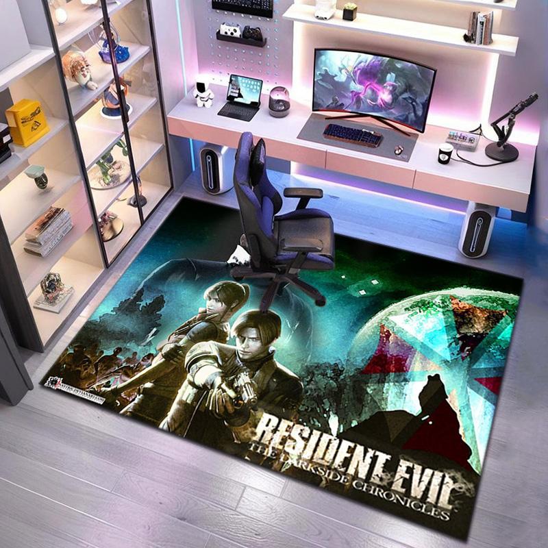 Sci-Fi game Resident Evil, Umbrella Corporation, soft carpet, home living room, office chair pad, door mat, door mat carpet U5