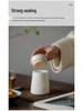 High-End White Porcelain Tea Storage Canister - Exquisite, Sealed, Portable Small Container 