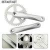 High Quality 170mm Square Taper Chainrings Set Crankset Chainset 40T 36T Crank for Mountain Bikes with Removable Chainrings
