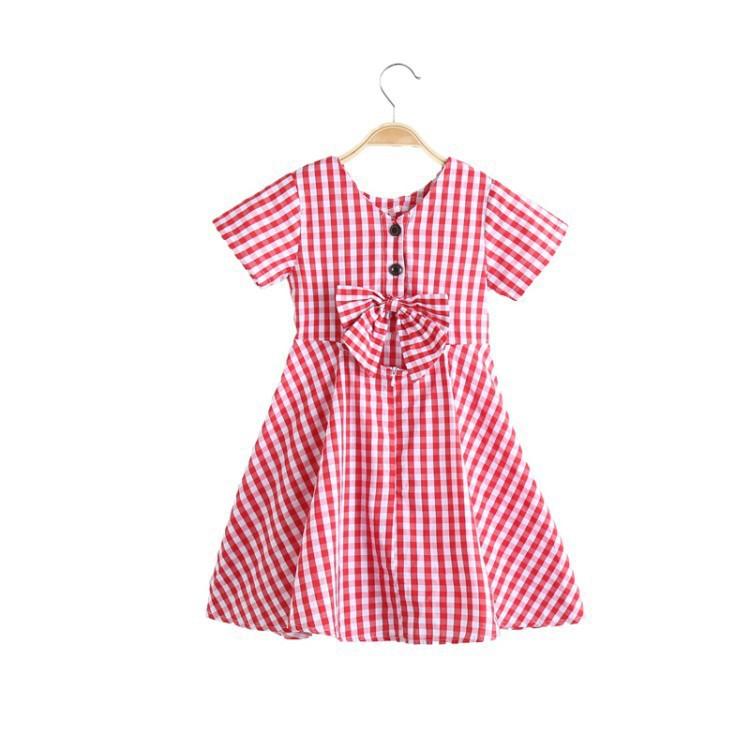 Big Girl Bowtie Dress Summer Girl Stripe Dresses Girls Costume for Kids Clothing Princess Dress