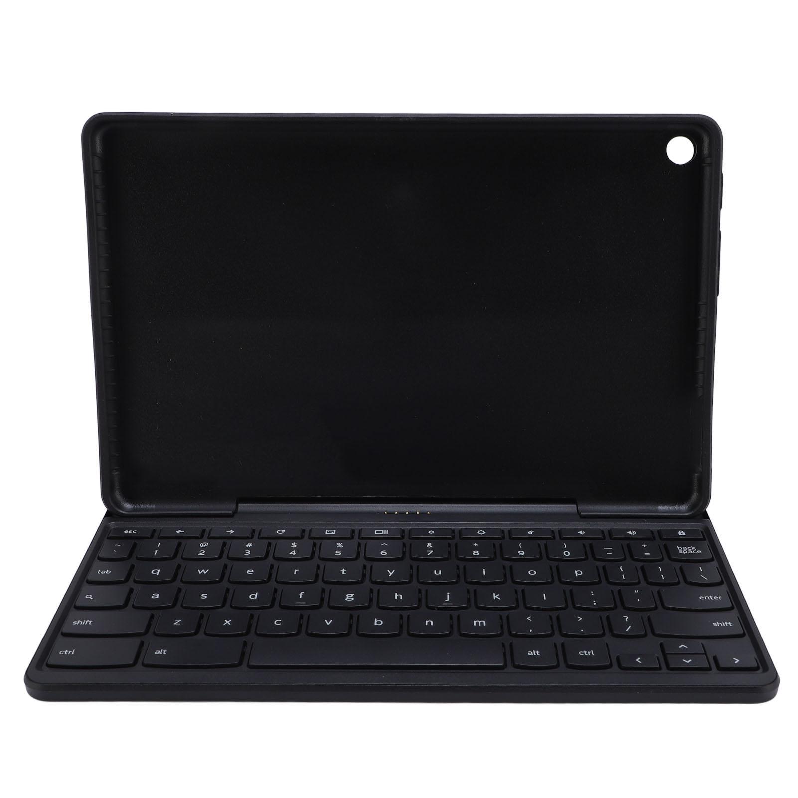 

Клавиатура для планшета Черно-серая QWERTY-раскладка Перезаряжаемый чехол-клавиатура для планшета для Chromebook 10E