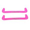 1 Pair Ice Skate Blade Covers Figure Skating Blade Guards Adjustable Plastic Blade Protector Pink