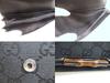 Authentic GUCCI GG Bamboo Black Canvas Leather RFlap Long Wallet #a231  Refurbished