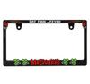 Set of 2: New Standard Rat Fink 3D Face Logo License Plate Frames (MG062BKRF)