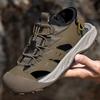 Fashion Non-Slip Male Sandaly Summer Athletic Sports Mens Sandals Outdoor Trekking Walking Shoes Closed Toe Slippers Simple Beach Shoes