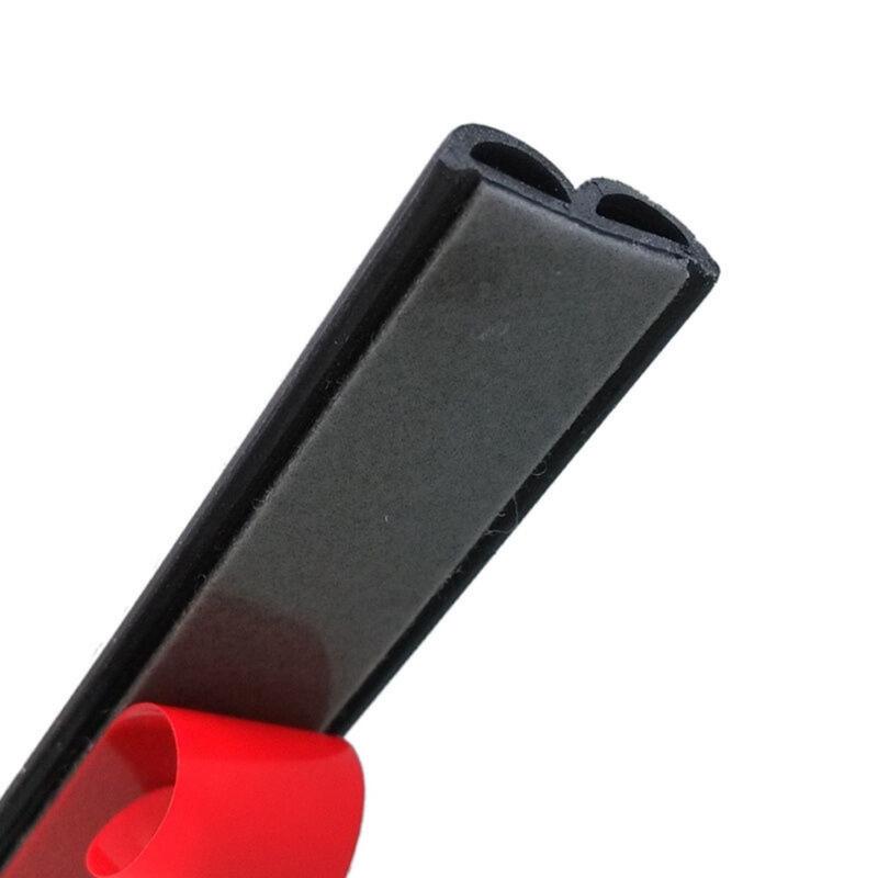 Универсальная 5-метровая резиновая уплотнительная полоса для кромки двери автомобиля, тип B, пылезащитная, погодозащитная чёрный