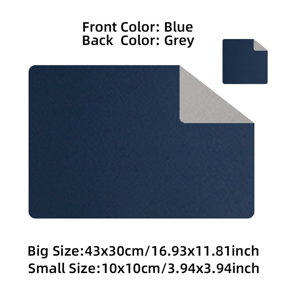 Placemat Leather Home Double-sided Rectangular Insulated Table Mat Restaurant Hotel Western Food Mat Waterproof Plcae Mat