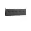 Headboard Wedge Pillow Ergonomic Back Support Plush Triangular Wedge Bed Cushion for Sitting Reading Beige