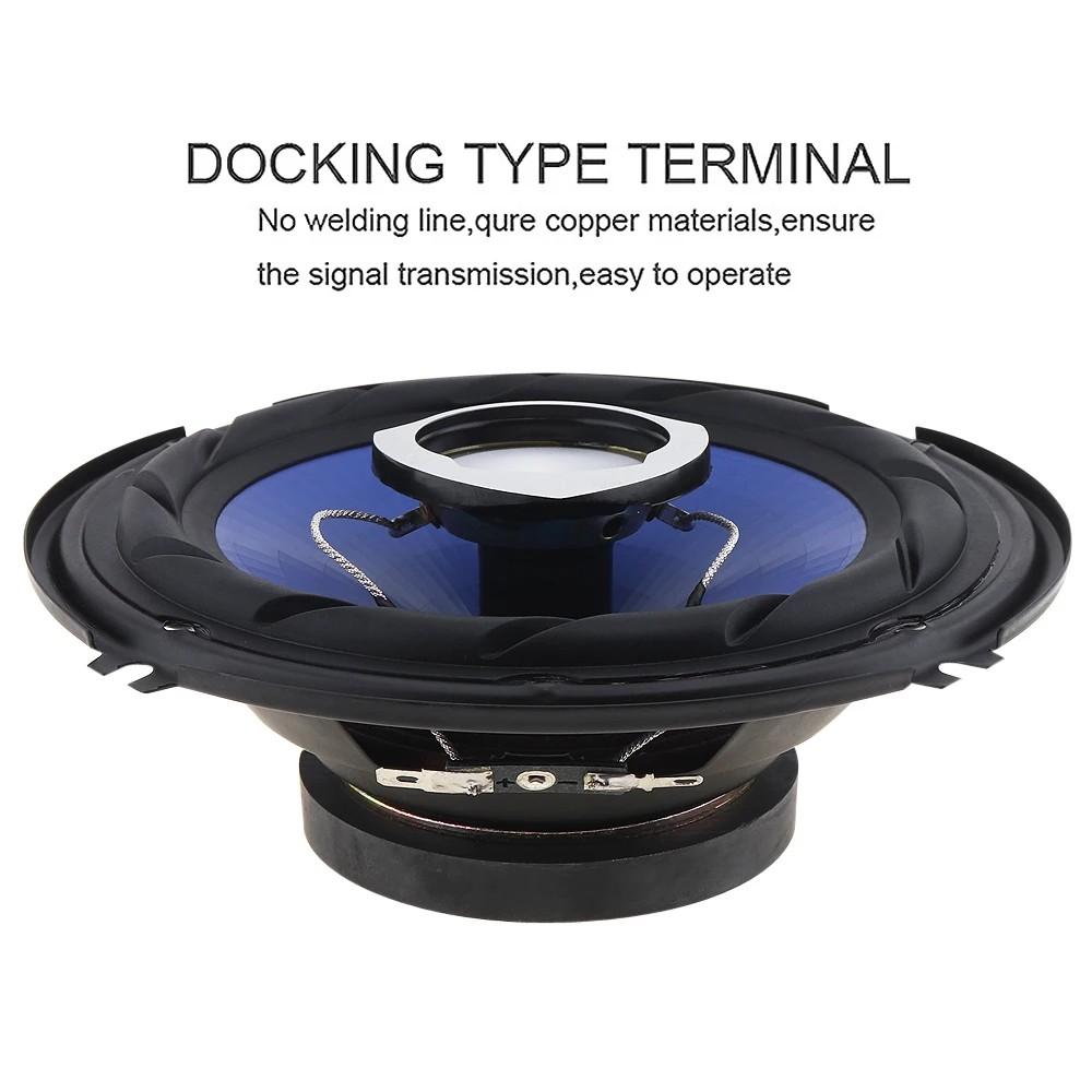 2pcs  6.5 Inch Car HiFi Coaxial Speaker Vehicle Door Auto Audio Music Stereo Full Range Frequency Speakers for Cars