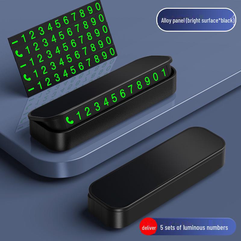 

Скрытый светящийся временный знак парковки для салона автомобиля