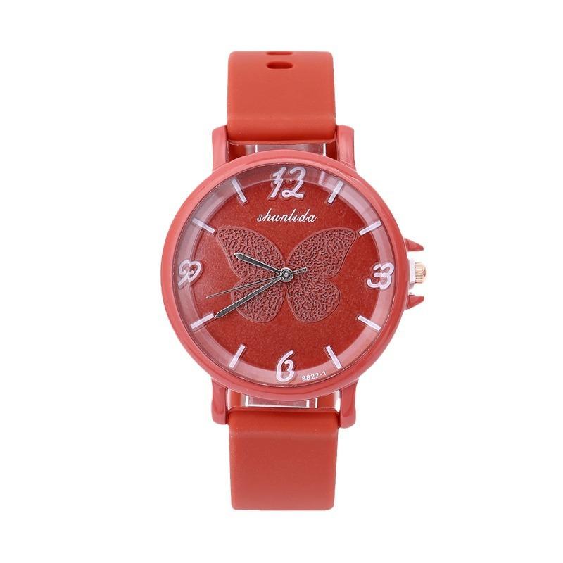 High Value Silicone Belt Casual Women'S Watch Fashionable Versatile Small Fresh Student Quartz Watch Women