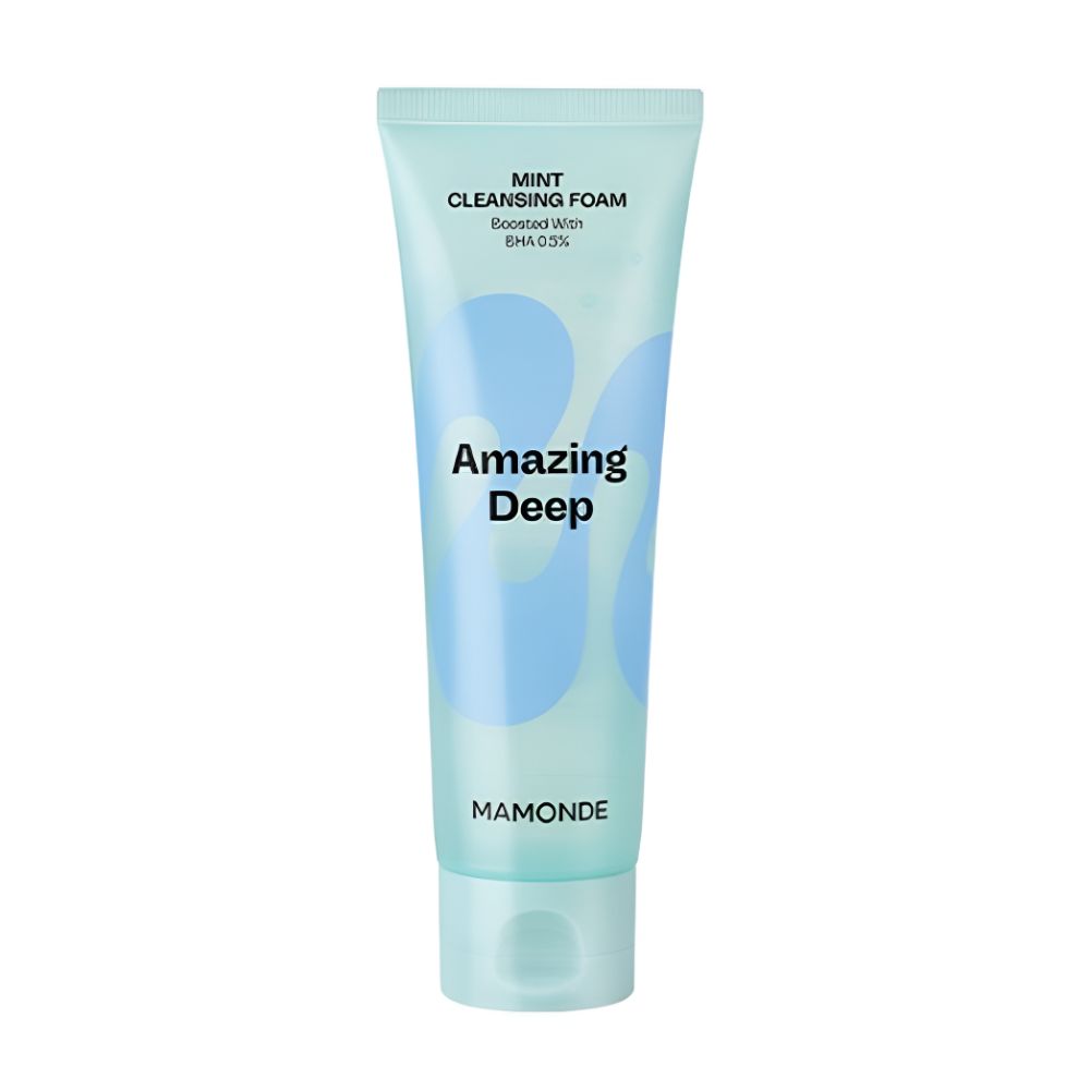 Mamonde Amazing Deep Mint Cleansing Foam Deep Pore Refreshing Facial Cleanser 120ml