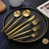 Golden 304 Stainless Steel Western Cutlery Set