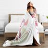 Puella Magi Madoka Magica Blanket Coral Fleece Plush Air Conditioning Cute Anime Breathable Super Soft Throw Blanket Throws