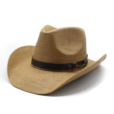 Western Cowboyhut Herren Vintage Ritterhut Damen Outdoor Strand Sonnenschutz