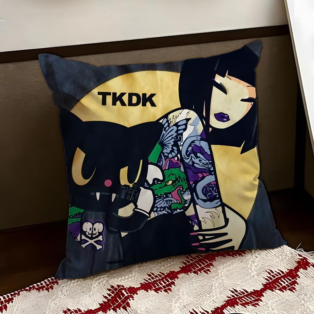 TTokidoki Cushion Cover Reversible Soft Durable Pillow Cover Home  Car MultiScene Use for Daily Comfort
