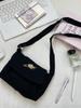 Women’s Korean Style Solid Color Crossbody Canvas Bag – Versatile, Simple Flap Shoulder Bag