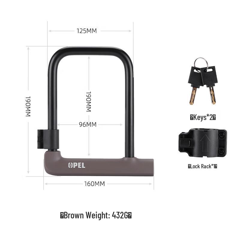 

Lishi U-Lock for Bicycles & E-bikes