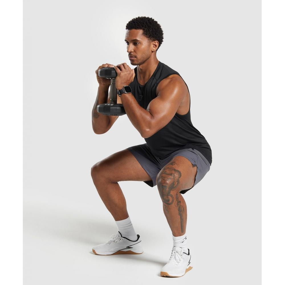 Gymshark Apex 7 Hybrid Shorts Dark Grey A5a6c Gb7h