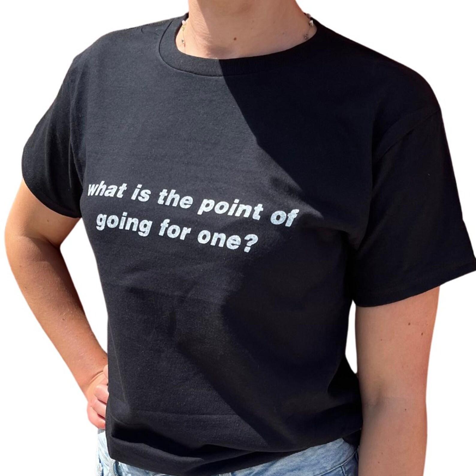 Britpop Quote Cropped Baby Tee - 90s Manchester Style M