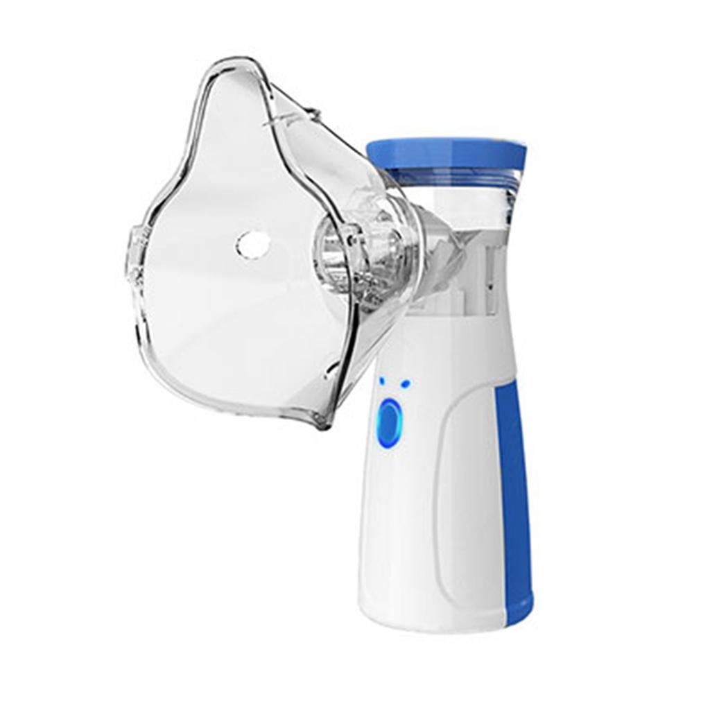 Handheld Ultrasound Nebulizer Machine Fine Mist Silicone Low Noise Portable Inhaler