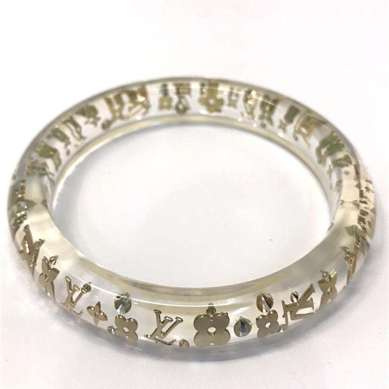 

Used LOUIS VUITTONbracelet gold Resin system Women