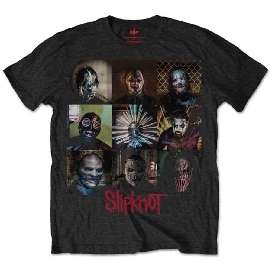 Slipknot - Blocks - Черная футболка Унисекс Футболка XXXL