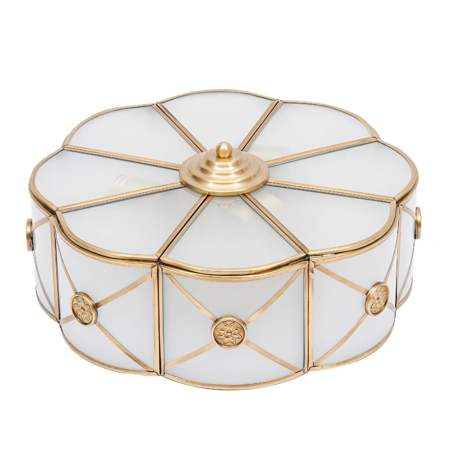 

110-240V LED Light Modern Style E27 Indoor Ceiling Light Flower Shaped Pendant Lamp золотий жовтий колір