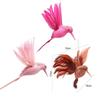 Not Fade Simulation Feather Birds Realistic Christmas Tree Hummingbird Pendant  Garden