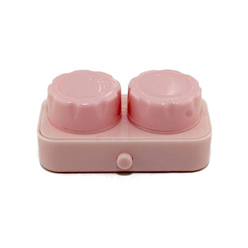 Visions India Travel Contact Lens Case Cleaner Electronic Fast Vibration Sonic Washing Travel Case (Pink)