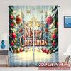 2pcs,Curtains Christmas33 (3) Fashionable Popular Curtains Durable Polyester Curtains Decorations Outdoor Use for Bedroom,