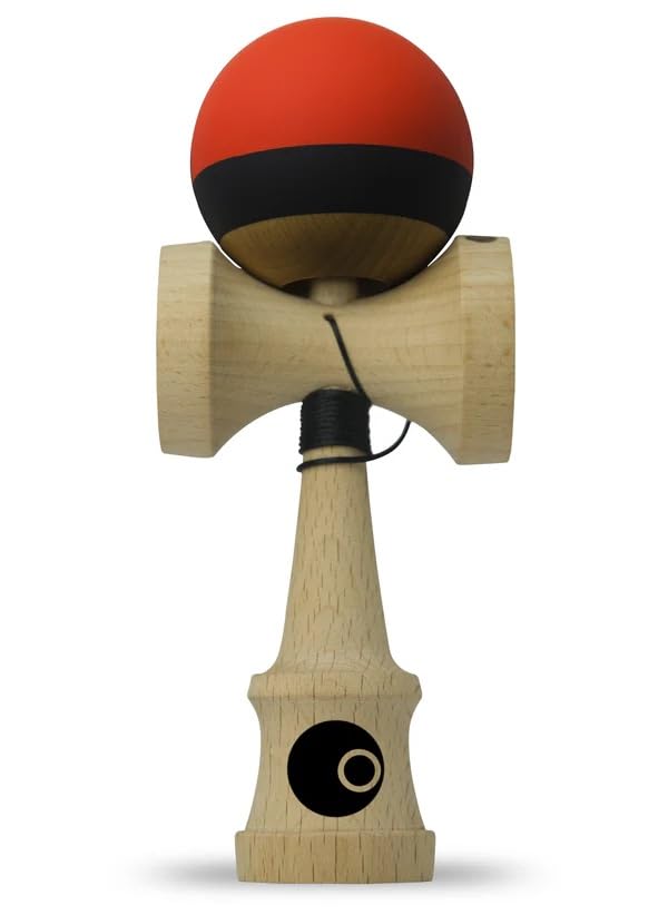 

Okendama Kendama Candy Series ZERO1 Shape, RUSH Paint (Red Apple)