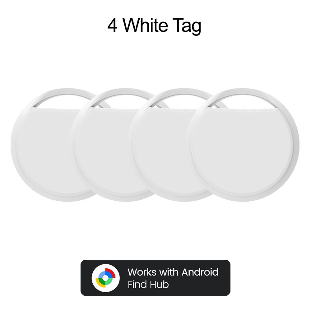 Smart Location Tag Android Bluetooth Locator GPS Tracker Work With Google Find Hub Anti-Lost Item Finder Keys Luggage Kids Bag
