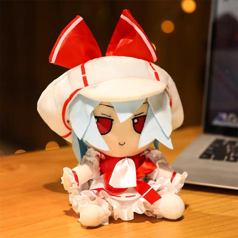 20cm Touhou Project Plush Doll Toy Fumo Ibuki Suika Yuyuko Moriya Suwako Cirno Marisa Reimu Koishi Alice Smoke Fan Birthday Gift