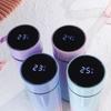 500ML Smart Insulation Cup Mini Thermos Cup Water Bottle Led Digital Temperature Display Stainless Steel Thermos Cup
