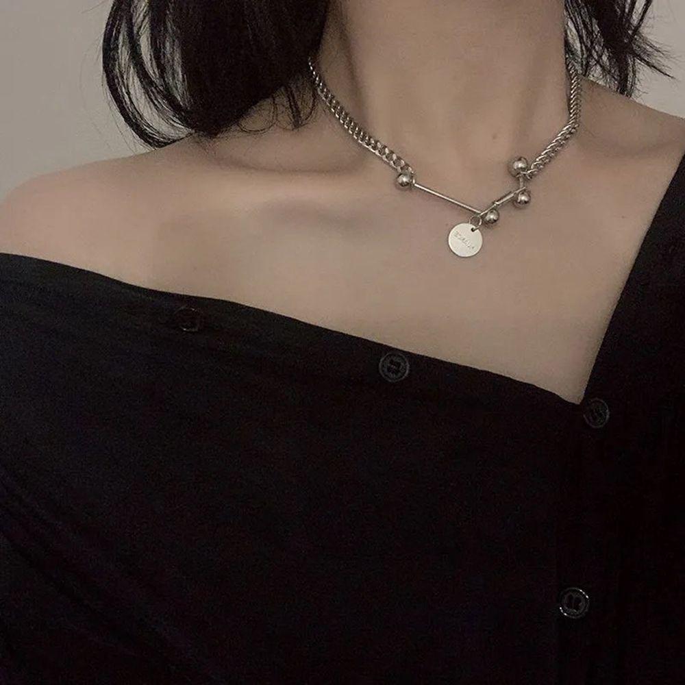 Chain Female Clavicle Chain Women Clavicle Chain Punk Necklace Men Necklace Korean Style Necklace