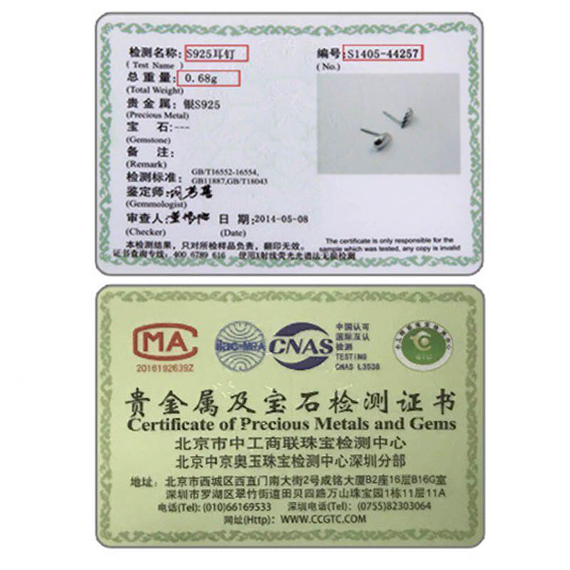 Cercei cu știfturi din argint 925 Tancise la modă pentru femei, bijuterii fine, pentru cadou de petrecere de aniversare de nuntă