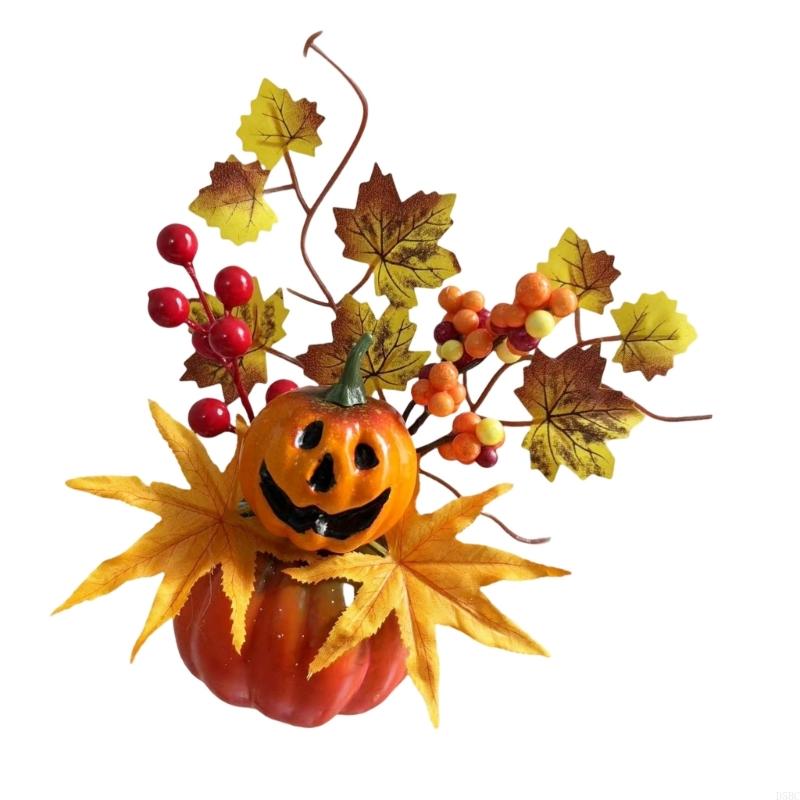Functional Autumns Maples Pumpkins Decoration Durable Materials For Indoors Outdoor Scenes