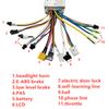 24V 36V 48V 250W 350W 20A Motor Controller E-bike/Electric Scooter Brushless Speed Controller and SW900 LCD Display