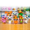 Digitální monstrum Agumon Gabumon Mini stavebnice Piyomon Greymon DIY Mikro cihličky Tentomon Gomamon Figurky Hračky Pro děti Dárek