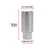 New 20pcs M12x1.5 Length 42mm 7075-t6 19HEX Rays Lug Nut Wheel Nuts With 7 Side Lock Nuts Anti Theft Security Key Alloy Aluminum
