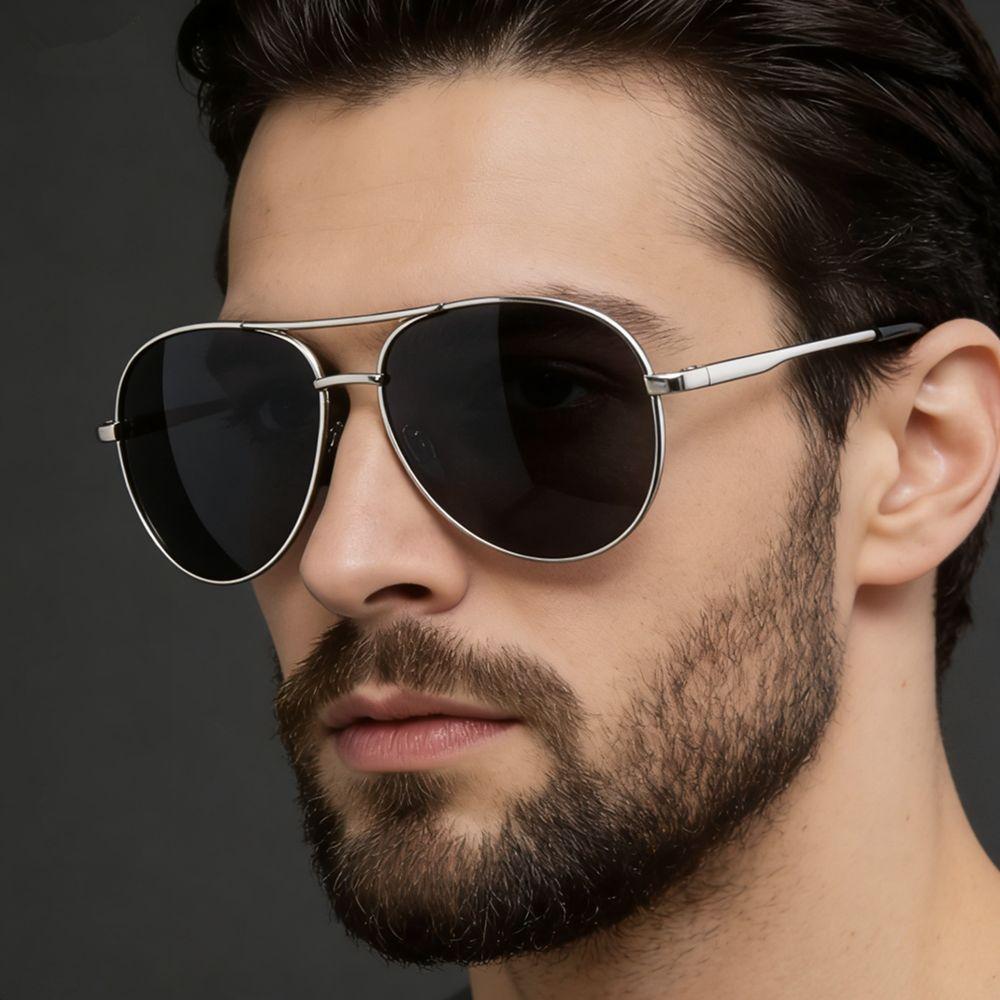 High Quality Men'S Polarized Sunglasses Fishing Retro Sunglasses Color Changing Day And Night Night Vision Glasses Toad