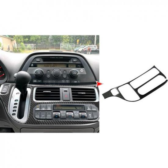 Fits Honda Odyssey 2005-2010 Carbon Fiber Automatic AC Control Frame Cover Trim