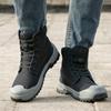 Fashion 2025 Spring Fashion Lace Up Casual Canvas Thick Soled Shoes for Men High Top Comfortable Wear-resistant Non Slip Chunky sneakers