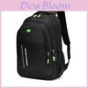 Oxford Cloth Unisex Travel Backpack With Letter Stripe Pattern For Commuting And School Use