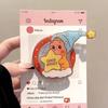 Adorable Star Cartoon Magsafe Magnetic Phone Holder: Retractable, Foldable, Strong Magnet for Women